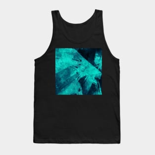 Black and Turquoise Texture | Mix of Colours Tank Top